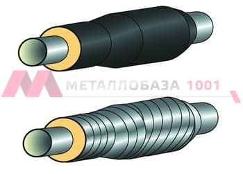 Сильфонный компенсатор СКУ в изоляции ППУ-ПЭ-1 стальной 200-1,6-140 - купить металлопрокат в Москве
